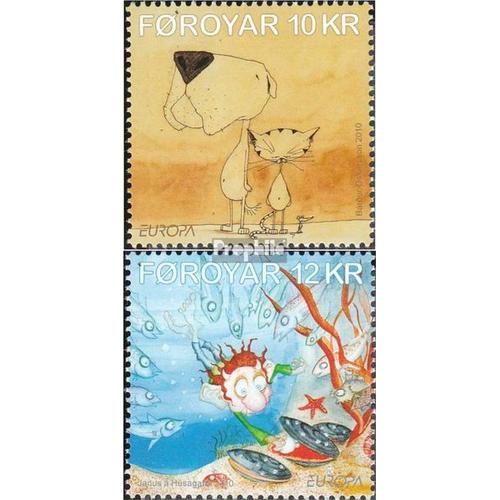 Danemark - Iles Féroé 698-699 (Complète.Edition.) Oblitéré 2010 Europe: Les Enfants Livres