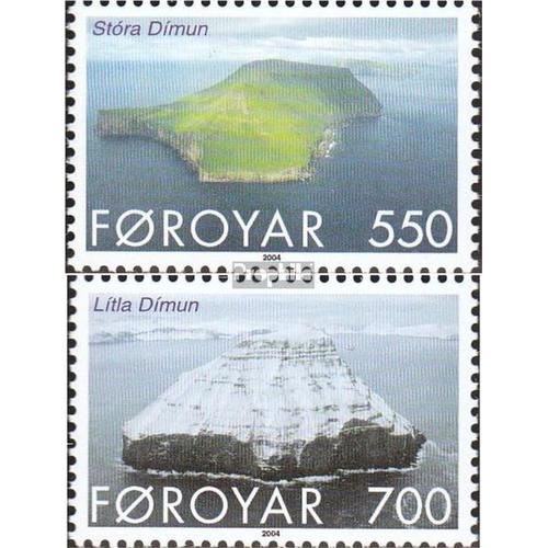 Danemark-Îles Féroé 483-484 (Complète Edition) Oblitéré 2004 Timbres: Îles