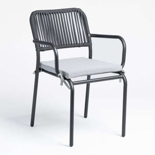 Pack De 6 Chaises De Salle À Manger Empilables Arhiza Gris Graphite