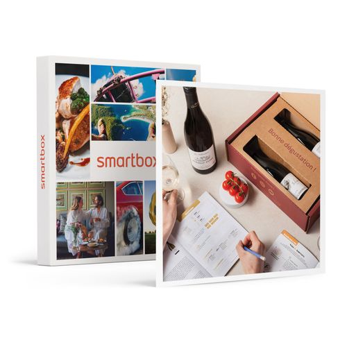 Abonnement De 3 Mois : 3 Grands Vins Par Mois Et Livret De Dégustation - Smartbox - Coffret Cadeau Gastronomie