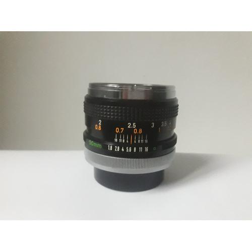 Objectif CANON FD 50mm 1:1.8 (Chrome Nose)