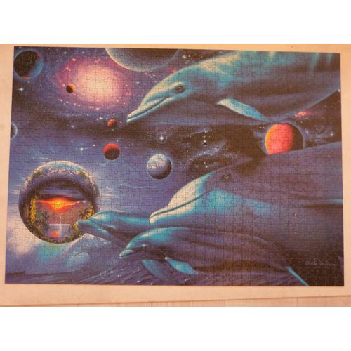 Puzzle Dauphin : Cosmic Voyagers 1000 Pieces Nathan 874149