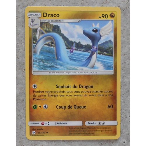 Carte Pokemon Draco 95/149 Soleil Et Lune