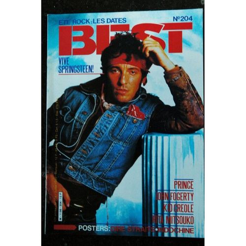 Best 204 Juillet 1985 Prince John Fogerty Kid Creole Rita Mitsouko
