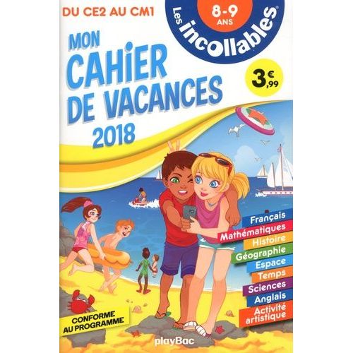 Mon Cahier De Vacances Du Ce2 Au Cm1 - 8-9 Ans