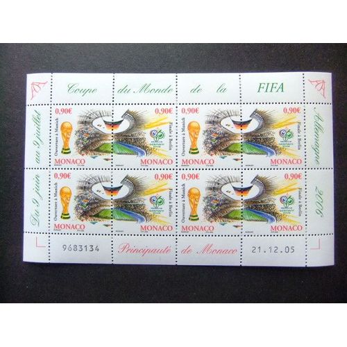 Monaco 2006 Coupe De Monde De La Fifa Yvert 2539 / 40 ** Mnh