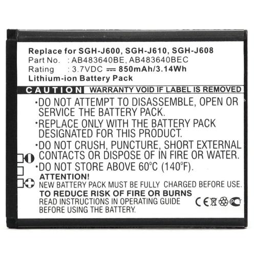 Batterie Pour Samsung Gt-B3310 / Sgh-E740 / Sgh-J600 / Sgh-B460 / Sgh-M600 / Gt-S8300 / Sgh-F110 - (850mah) , Batterie De Remplacement