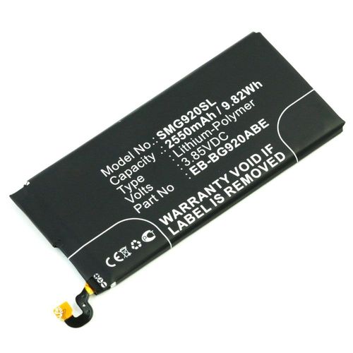 Batterie Pour Samsung Galaxy S6 / S6 Duos (2550mah) Eb-Bg920abe
