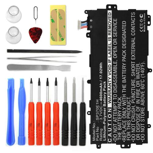 Pack Batterie 4600mah Et Outils Pour Tablette Samsung Galaxy Note 8.0 (Gt-N5100/Gt-N5110/Gt-N5120) - Kit Pour Remplacement Facile D'une Batterie Sp377