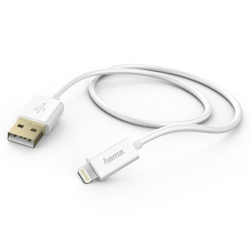 Hama iPad/iPhone/iPod cable data/câble de charge [1x USB 2.0 prise mâle A - 1x Apple Lightning-Stecker] 1.5m