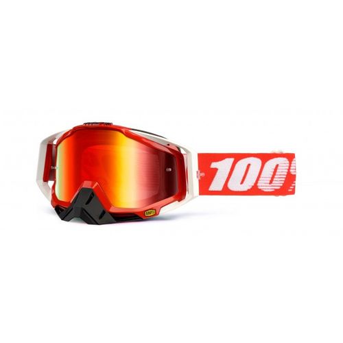 Masque Racecraft 100% - Fire Red // Mirror Red Lens