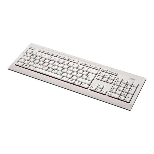 Fujitsu KB521 - Clavier - USB - Iran - Gris marbré - pour Celsius H7510, J5010, W5010; ESPRIMO D7010, D7011, D9010, D9011, G9010, K5010/24, P9910