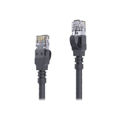 PureLink AVIT Media Series - Cordon de raccordement - RJ-45 (M) pour RJ-45 (M) - 3 m - SFTP - CAT 6a - démarré, sans halogène, sans crochet, bloqué - noir