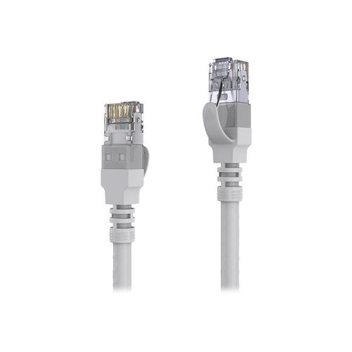 PureLink AVIT Media Series - Cordon de raccordement - RJ-45 (M) pour RJ-45 (M) - 50 m - SFTP - CAT 6a - démarré, sans halogène, sans crochet, bloqué - gris