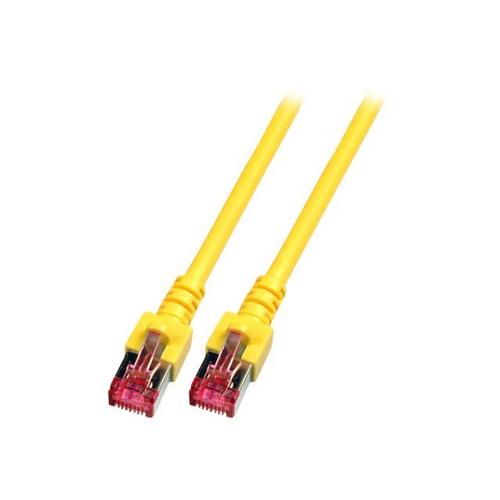 EFB-Elektronik - Cordon de raccordement - RJ-45 (M) pour RJ-45 (M) - 50 m - SFTP - CAT 6 - sans halogène, moulé - jaune