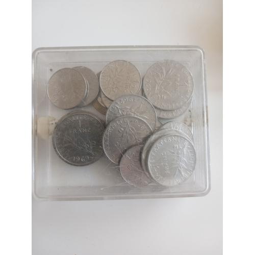 Collection De 38 Pièces De Monnaies 10 Francs, 5 Francs, 2 Francs, 1 Francs