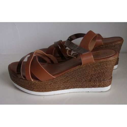 Sandalettes Marrons 41