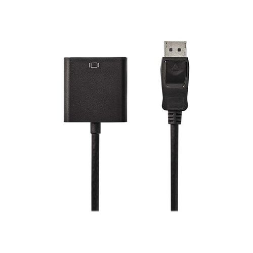 Nedis - Adaptateur vidéo - DisplayPort (M) pour DVI-D (F) - DisplayPort 1.2 - 20 cm - rond, support 1080p - noir