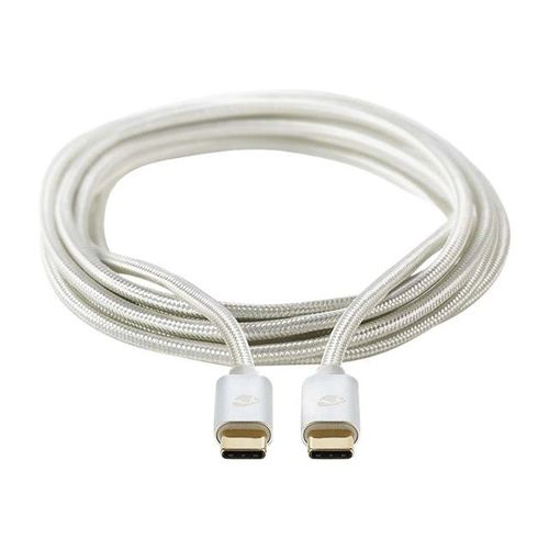 Nedis - Câble USB - 24 pin USB-C (M) pour 24 pin USB-C (M) - USB 3.1 Gen2 - 1 m - aluminium
