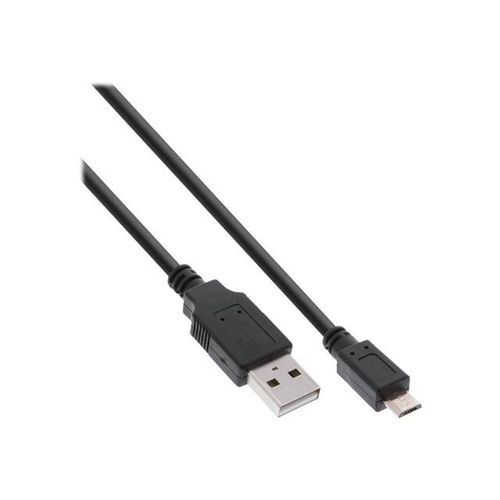 InLine - Câble USB - Micro-USB de type B (M) pour USB (M) - USB 2.0 - 2 A - 30 cm - noir