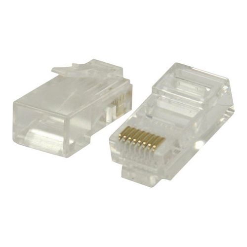 Nedis - Connecteur de réseau - RJ-45 (M) - UTP - CAT 6 - transparent (pack de 10)