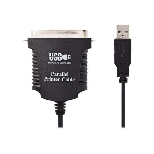Nedis - Câble d'imprimante - USB (M) pour Centronics 36 broches (M) - 2 m - noir