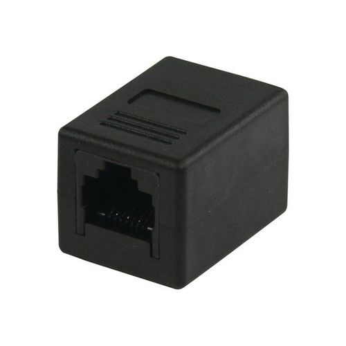 Nedis - Coupleur réseau - RJ-45 (F) pour RJ-45 (F) - non blindé - CAT 5 - noir