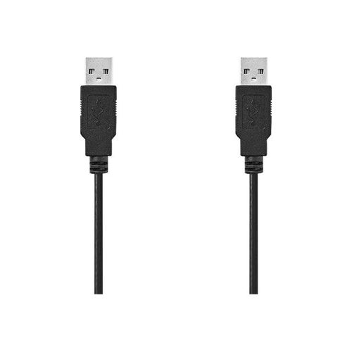 Nedis - Câble USB - USB (M) pour USB (M) - USB 2.0 - 2 m - noir
