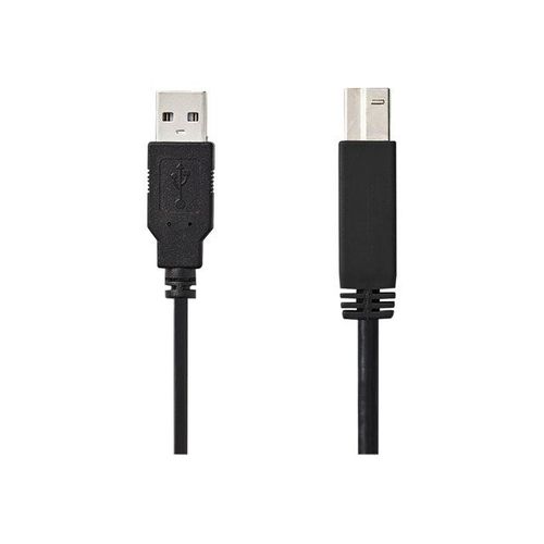 Nedis - Câble USB - USB (M) pour USB type B (M) - USB 2.0 - 1 m - noir