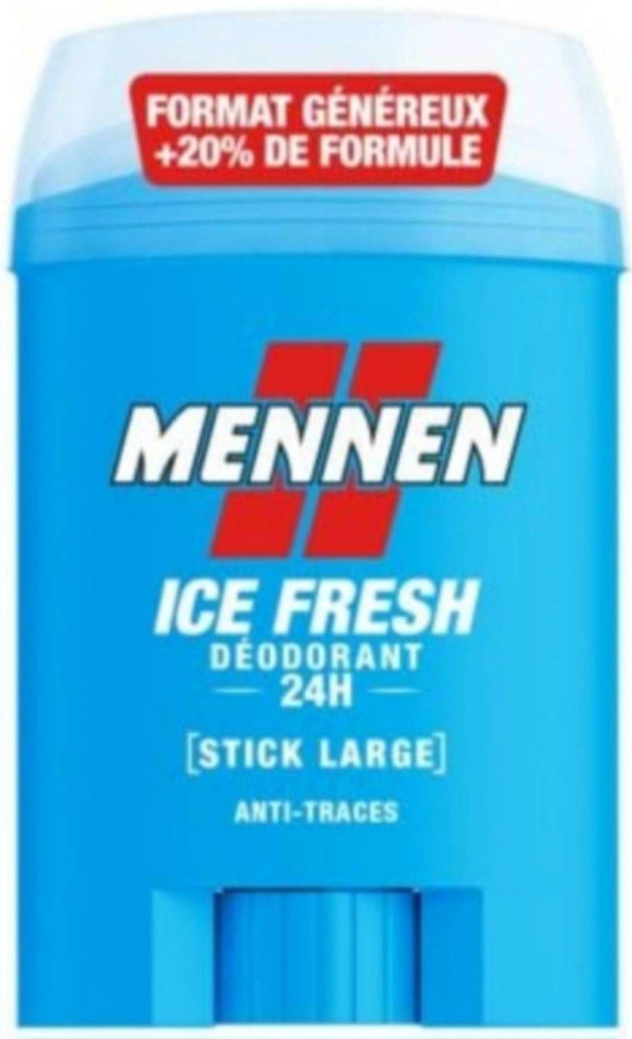 Déodorant 24h Stick Large Ice Fresh Mennen 60ml 