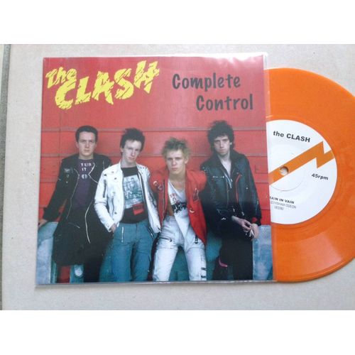 The Clash Complete Control / Train In Vain 45t Vinyle Couleur Live 80