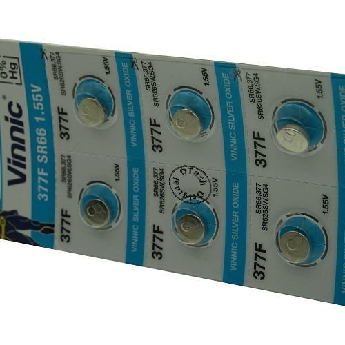 Pack de 10 piles Vinnic pour JIS SR66 - Garantie 1 an