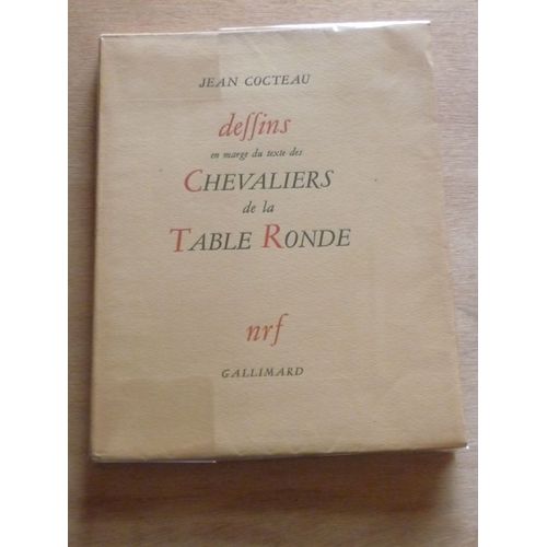 Livre - Dessins En Marge Du Texte Des Chevaliers De La Table Ronde - Jean Cocteau