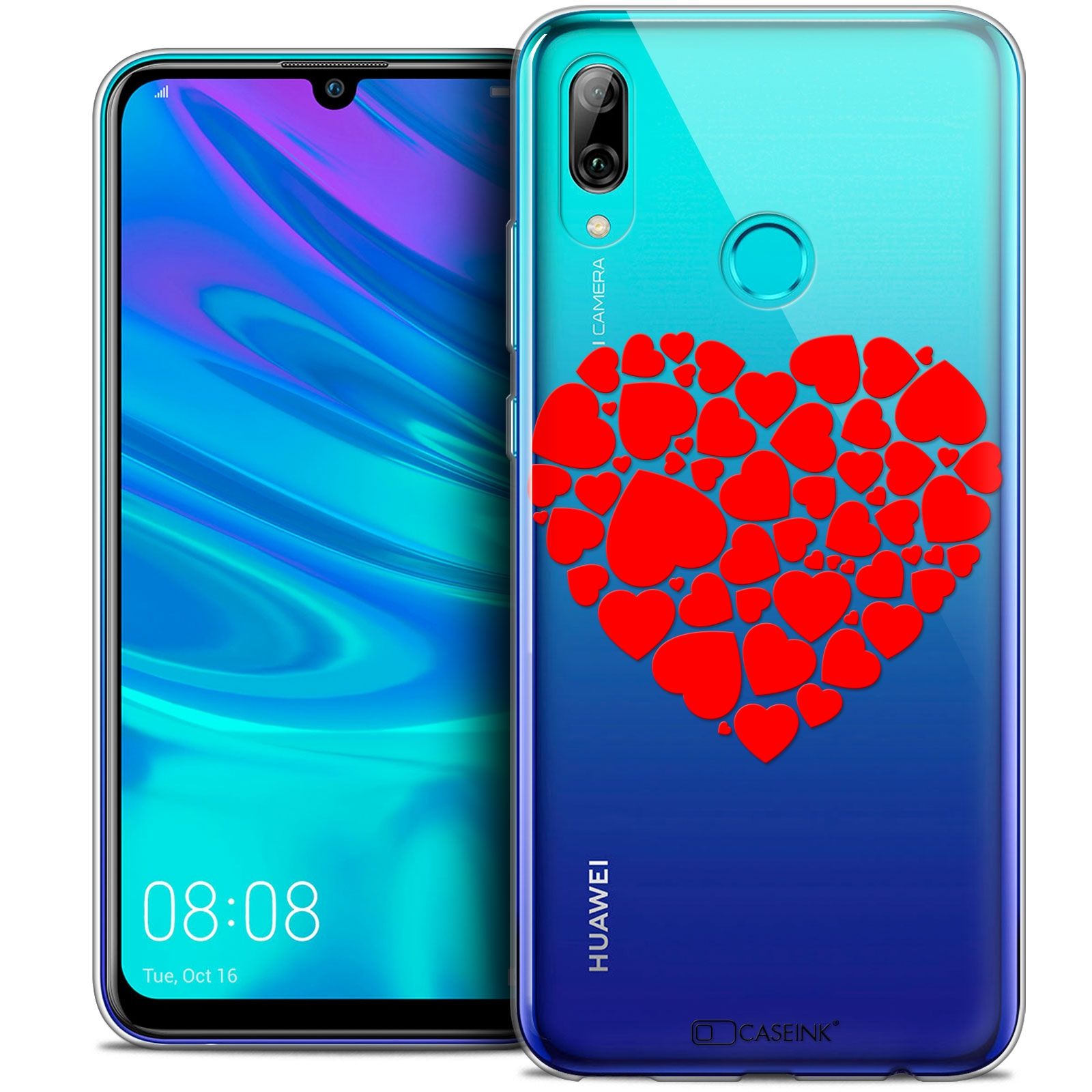 Oihxse Coque Personnalis/ée Compatible pour Huawei P Smart 2018 Etui Personnalisable Photo Image Texte Silicone TPU Souple Anti-Rayures Meilleur Cadeau pour Anniversaire//Saint Valentin//No/ël