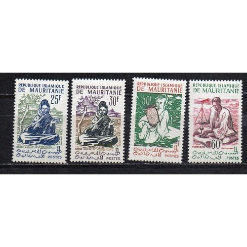 Mauritanie- Lot De 4 Timbres Neufs- N°149/52