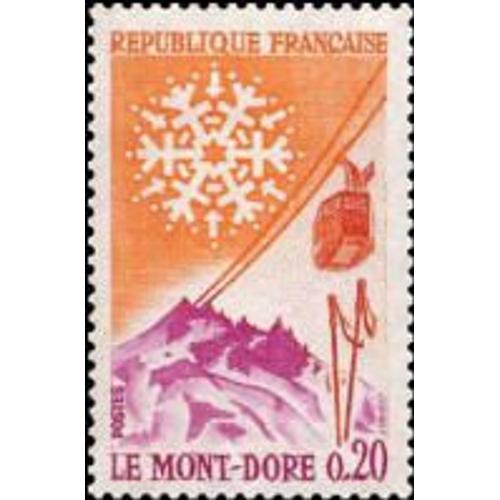 Téléphérique Du Mont Doré Année 1961 N° 1306 Yvert Et Tellier Luxe