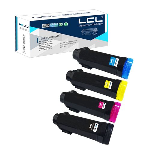 LCL Cartouche de Toner Compatible 6510 6510DN 6510N WorkCentre 6515 6515DN 6515DNI 6515DNW 6515N 6515NW 106R03480 106R03477 106R03478, 106R03479(KCMY) Replacement pour Xerox WorkCentre 6515