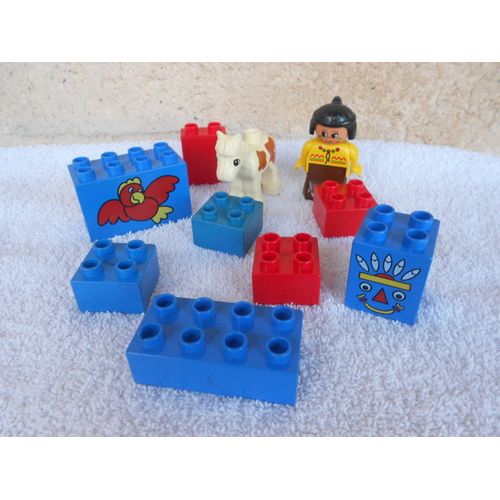 Lot Briques Lego Duplo - Personnage - Poulain - Briques À Thème -Briques