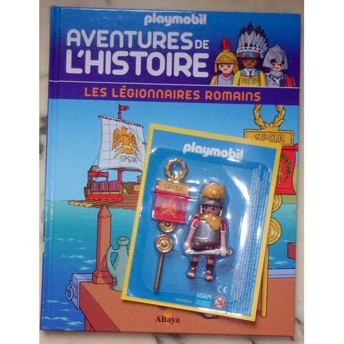 Figurine Playmobil "Les Légionnaires Romains" + Livre