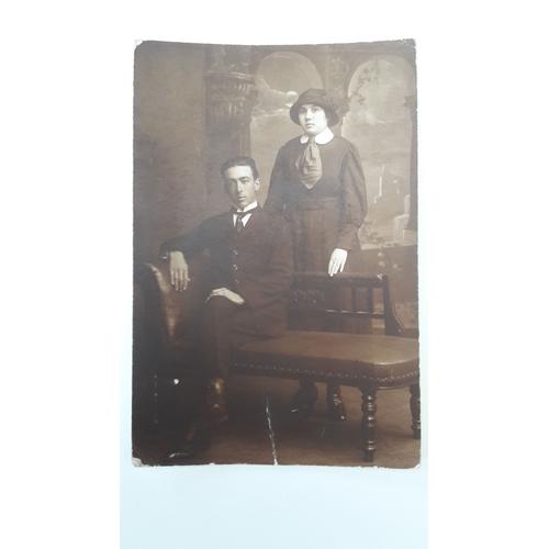 Carte Postale Ancienne D'un Couple Uruguay 1920