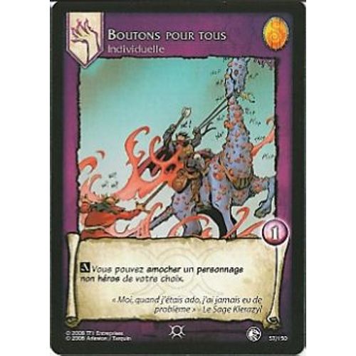 Lanfeust De Troy - Boutons Pour Tous- 57/150