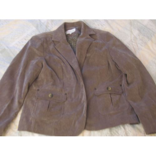 Veste Marron En Velours - Armand Thiery