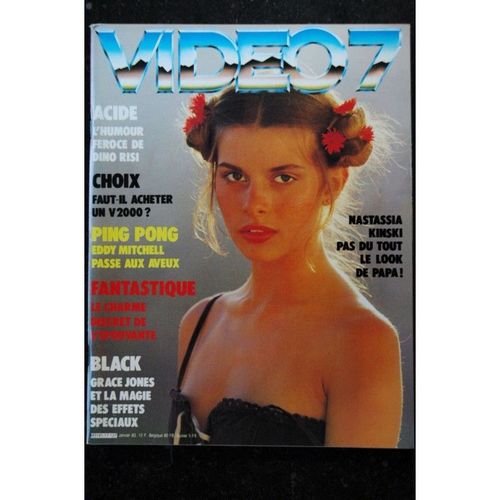 Video 7 017 N° 17 1983 Dino Risi Nastassia Kinki Eddy Mitchell Grace Jones + Cahier Erotic