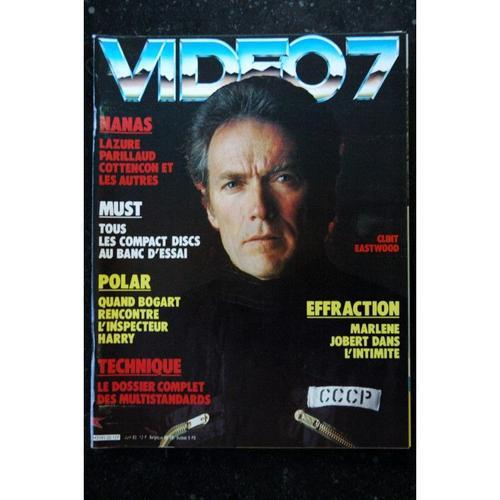 Video 7 022 N° 22 1983 Lazure Parillaud Cottencon Clint Eastwood Marlène Jobert + Cahier Erotic