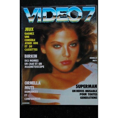 Video 7 024 N° 24 1983 Jane Birkin Ornella Muti Christophe Claudia Udy + Cahier Erotic