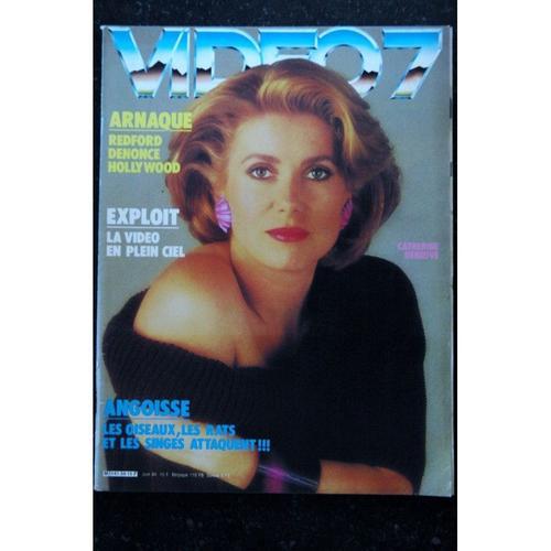 Video 7 034 Juin 1984 Cover Catherine Deneuve Redford David Bowie Arielle Dombasle Yves Mourousi + Cahier Erotic