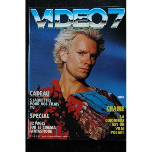 Video 7 052 N? 52 1986 Sting Brigitte Lahaie Chuck Norris + Cahier X