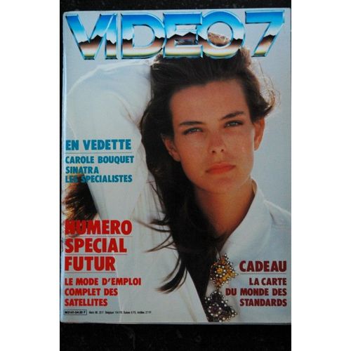 Video 7 054 N° 54 1986 Carole Bouquet Lanvin Giraudeau Monroe Sinatra + Cahier X