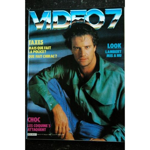 Video 7 056 N° 56 1986 Christophe Lambert Chirac Eddie Murphy + Cahier X