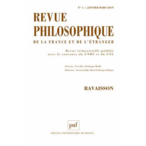 Revue Philosophique N° 1/2019